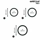ADDICTED TOYS - Комплект OF силиконов RINGS MODEL 2снимка 4