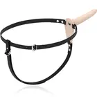 FETISH SUBMISSIVE HARNESS - Телесен силиконов вибратор 15 смснимка 5
