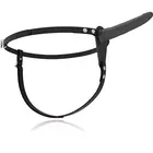FETISH SUBMISSIVE HARNESS - Черен силиконов вибратор 15 смснимка 5