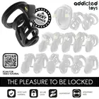 ADDICTED TOYS LOCKED - GILDEN CAGE силиконов клетка за пенис 8.5 смснимка 5