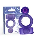 CASUAL LOVE - RING VIBRATING двоен PLEASURE лилав