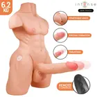 Снимка на INTENSE DEEP TOUCH - MARTY торс с анус, реалистично дилдо, thrusting движение, вибрация и дистанционно управление 6.2 кг секс кукла/торс