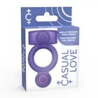 CASUAL LOVE - RING VIBRATING двоен PLEASURE лилавснимка 4