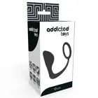 ADDICTED TOYS - анален плъг с черен пенис рингснимка 4