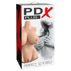 PDX PLUS - Perfect 10 торс светъл телесен цвят секс кукла/торсснимка 3