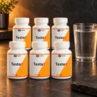 TestoY, шест опаковки по 15 капсули с чаша вода