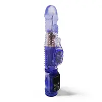 ПРОМОЦИЯ!!! ​Мултифункционален вибратор 36 Speeds Rotation Rabbit Vibrator + Бананов лубрикант 60млснимка 3