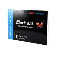 Черна Мравка BLACK ANT 10бр капсули за ерекцияснимка 4