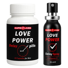Задържащ спрей + Задържащи таблетки Love Power