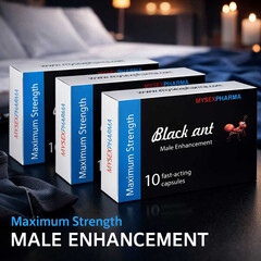 Черна Мравка BLACK ANT 3 x 10бр Капсули за ерекцияснимка 2