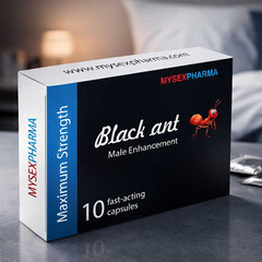 Черна Мравка BLACK ANT 10бр капсули за ерекцияснимка 2