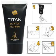 2 x Titan gel - Титан гел платинум за уголемяване на пенисаснимка 5