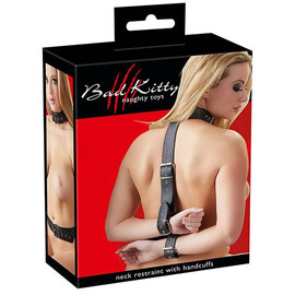Комплект нашийник и белезници Bad Kitty  Белезници