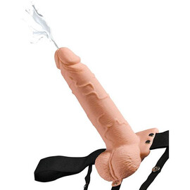 Реалистичен пръскащ пенис колан Strap-on Squirting 7.5"  Grosshandel