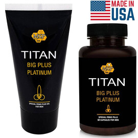 TITAN XXL ПРОМО Titan Gel + Titan Pills капсули за Уголемяване на пениса  Уголемяване на пениса