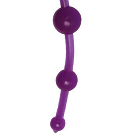 Анална броеница Purple Jelly Вeads + подарък лубрикант  Анални броеници