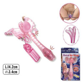Вибратор Butterfly Twin Massager  Пенис колани страпон