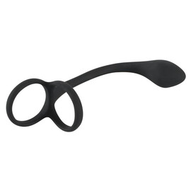 Пенис ринг с бът плъг Cock & ball ring with butt plugснимка 2