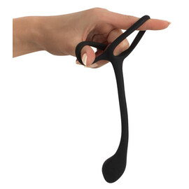 Пенис ринг с бът плъг Cock & ball ring with butt plugснимка 4