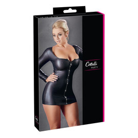 Dress with a Sparkly Zip S  Парти и мини рокли