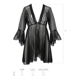 Passion Kimono Primula 2XL/3XL  Секси костюми