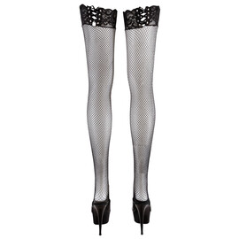 Мрежести жартиерни чорапи Net Stockings Lace S/M  Чорапи и чорапогащници