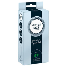 Презервативи Mister Size 10бр 47мм  Презервативи