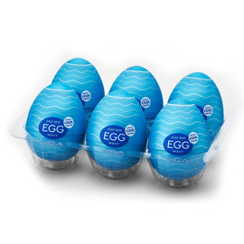 Мастурбатори 6бр Egg Wavy II Cool Edition  Мастурбатори