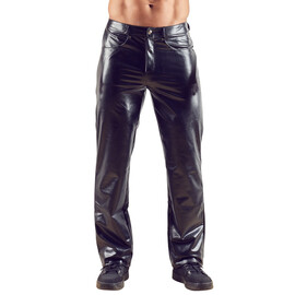 M. Imitat. Leather Trousers L  Панталони и поли