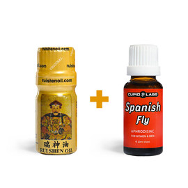 Испанска муха 20ml + Rui Shen Oil серум за забавяне на еякулацията  Възбуждащи