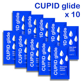 10бр. Интимен лубрикант Cupid Glide 7ml  За Нея