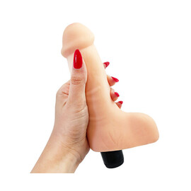 ПРОМО!!! Вибратор от кибер кожа с тестиси Sweet Lover  Кибер Кожа вибратори