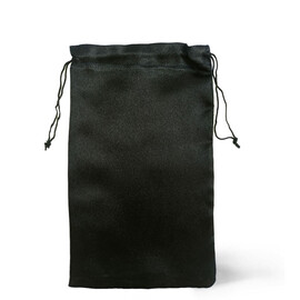 Сатенен плик за съхранение на играчки в черен цвят 25x15cm  Аксесоари за жени