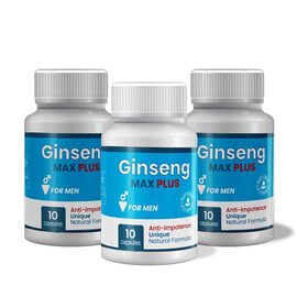 1+1=3 Ginseng Max Plus 10 капсули за потенция  Ерекция секс стимуланти