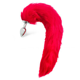 Анален разширител с опашка Red Kitty  Анални разширители