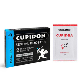 Възбуждащи таблетки Cupidon + Възбуждаща напитка Cupidra  Възбуждащи