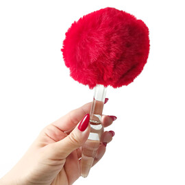 Анален разширител Glass Bunny Tail  Анални разширители