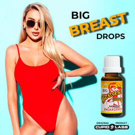 Капсули за уголемяване на бюста Big Breast + Капки за уголемяване на бюста Big Breast drops  Уголемяване на бюста