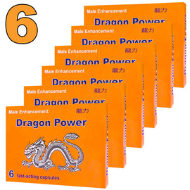 6 x Капсули за ерекция Dragon Power 6x6 капсули  Ерекция