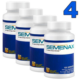 4 x опаковки Semenax капсули за производство на повече сперма мнения и цена с намаление от sex shop