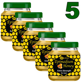 5 x Възбуждащ мед Епимедиум за мъже, Epimedium Honey for men - 5x40гр. мнения и цена с намаление от sex shop