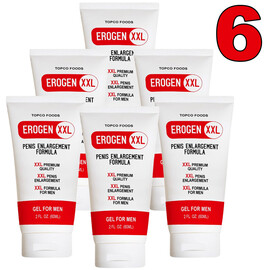 6 x Гел за уголемяване на пениса Erogen  XXL BIG 6x60ml  Уголемяване на пениса