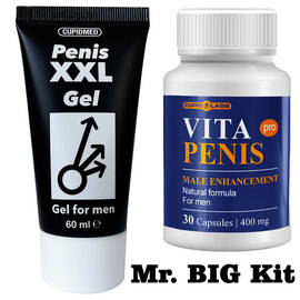 Комплект гел и капсули за уголемяване на пениса Mr. BIG Kit  Пенис уголемяване
