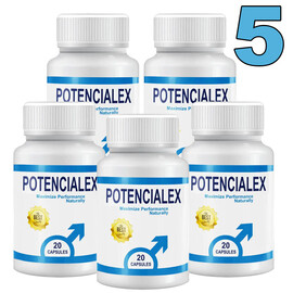 5 x POTENCIALEX капсули секс стимулант за мъже  Ерекция