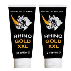 2 x Гел за увеличаване на пениса Rhino Gold Gel XXL  Пенис уголемяване