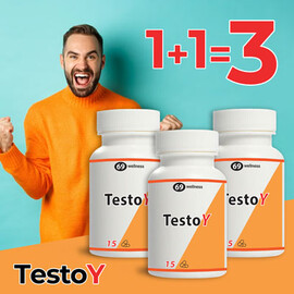 6 x TestoY за Силна Ерекция 6x15 капсули  Ерекция