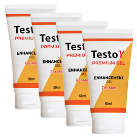 4 x Testoy Premium Gel - гел за ерекция 4x50мл.  Ерекция