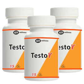 3 x TestoY за Силна Ерекция 3x15 капсули  Ерекция