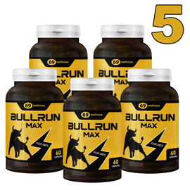 5 x BULLRUN капсули секс стимулант за мъже  Ерекция