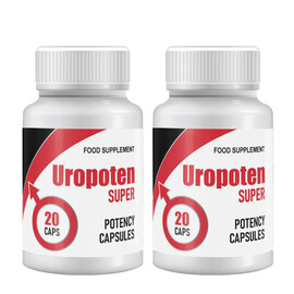 2 x Uropoten Super - Капсули за мъжка потентност 2x20бр.  Ерекция